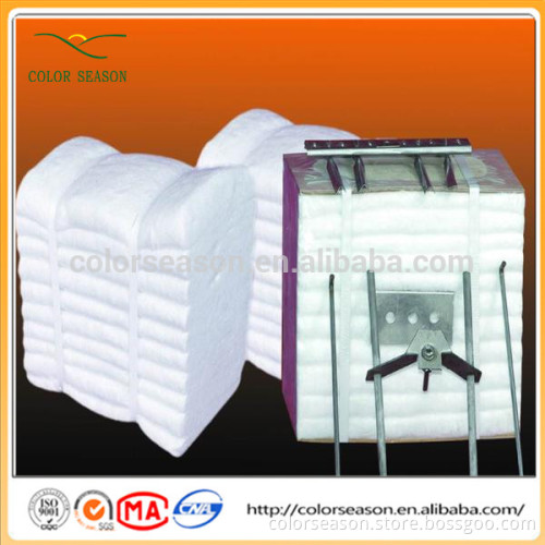 refractory material ceramic fiber modules for stoves